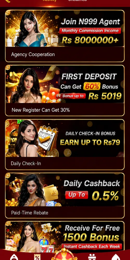 N9999 game bonuses